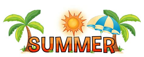 Font design for word summer 434040 Vector Art at Vecteezy