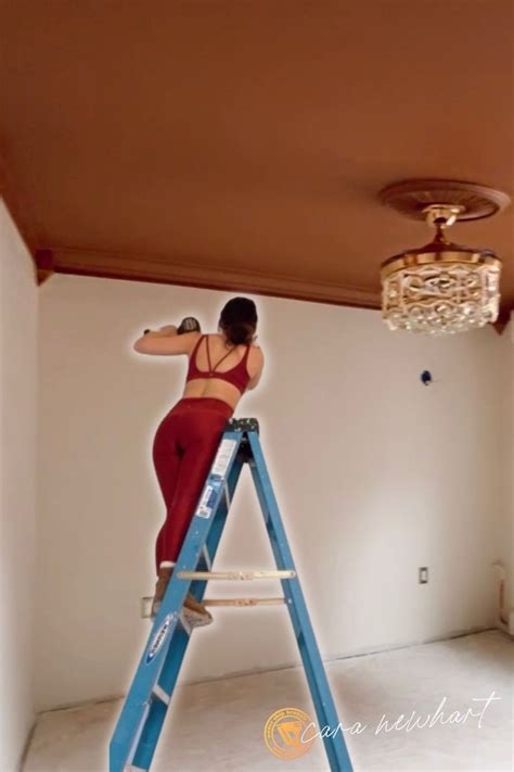 diy ceiling trim — install crown moulding with no angled cuts! | NEVER ...