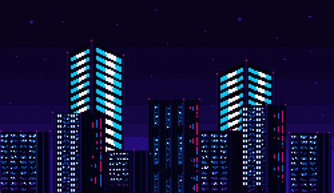 cityscape 8bit - Google Search in 2022 | Pixel art background, Pixel ...