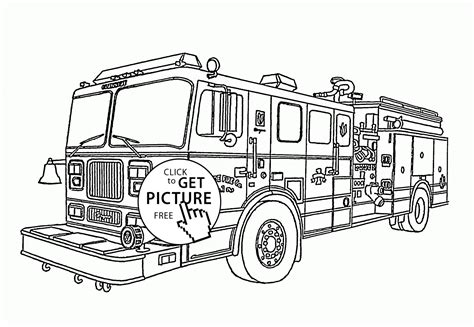 Fire Truck Free Printables