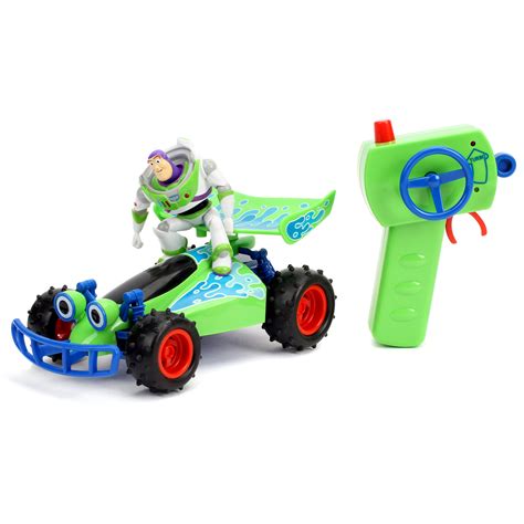 Disney Pixar Toy Story (1:24) Turbo Buggy Battery-Powered RC Car, Buzz ...