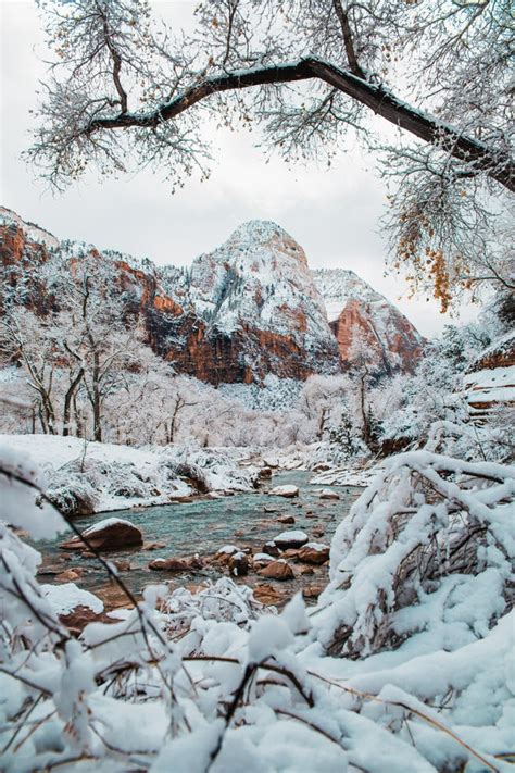 Zion national park! : r/snow