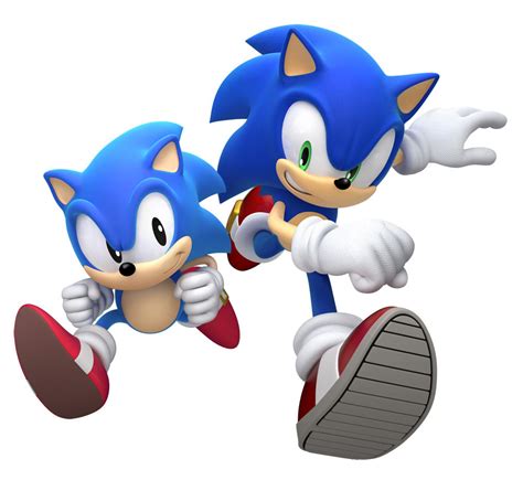 Image - Sonic-Generations-Modern-Sonic-and-Classic-Sonic-Artwork.jpg ...