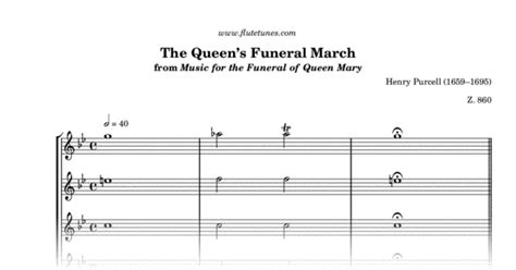 The Queen's Funeral March from Music for the Funeral of Queen Mary (H ...