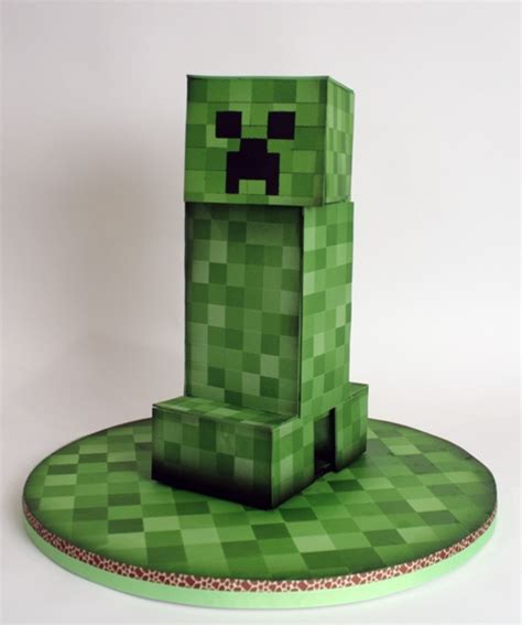 Minecraft Creeper Cake | Charm City Cakes - Creepers are common hostile ...