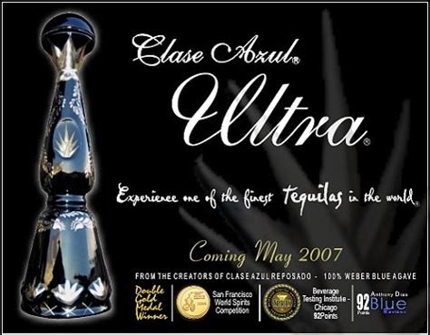 Clase Azul Ultra Extra Anejo Tequila - Coming May 2007 - News at ...