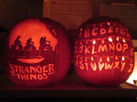 Stranger Things Alphabet Wall Pumpkin Decor - Awesome with Sprinkles