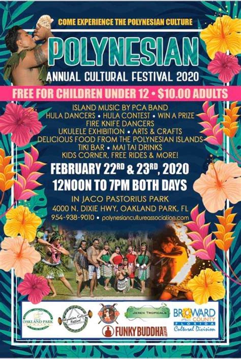 Polynesian Cultural Arts Festival in Oakland Park - WeekendBroward ...