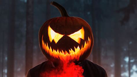 Halloween Glowing Mask Boy 4k Wallpaper,HD Artist Wallpapers,4k ...