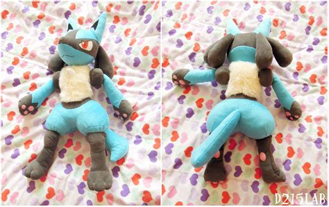 Lucario plush by d215lab on DeviantArt