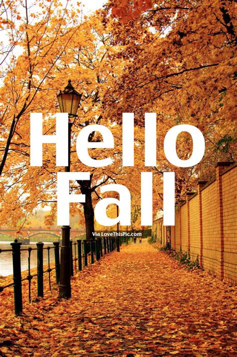 Hello Fall Pictures, Photos, and Images for Facebook, Tumblr, Pinterest ...