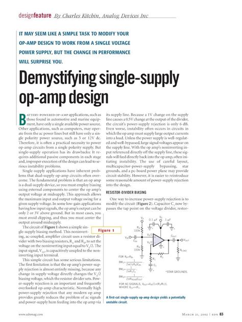 (PDF) Single Supply Op Amp Design - DOKUMEN.TIPS