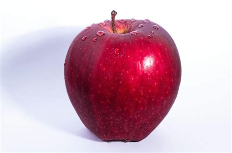 Selective Focus Photo of Delicious Red Apple Fruit With White ...