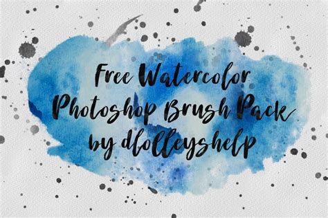 DLOLLEYS HELP: Free Watercolor Photoshop Brushes