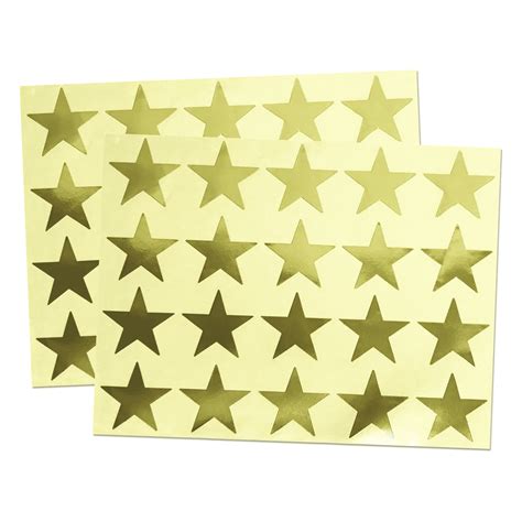 Gold Star Stickers - TownStix