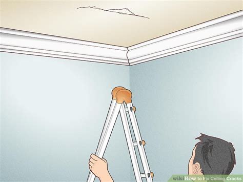 How to Fix Ceiling Cracks: 13 Steps (with Pictures) - wikiHow