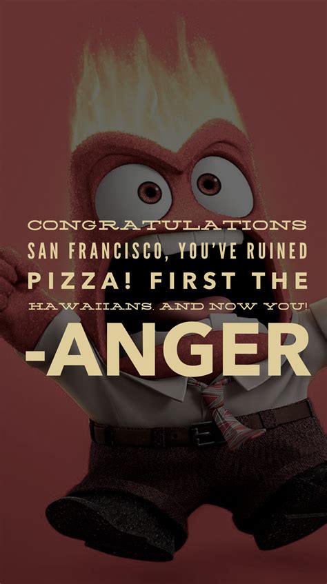 disney character quote • anger // inside out | Anger quotes, Disney ...