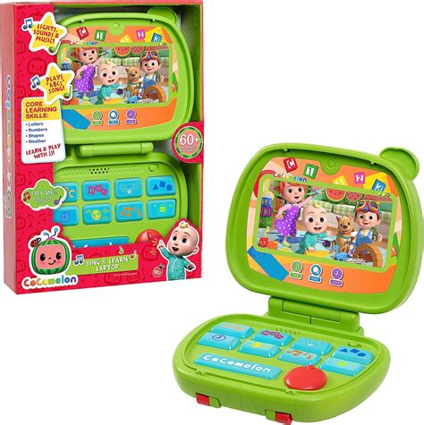 Cocomelon Sing and Learn Laptop Toy for Kids with Lights and Sounds ...