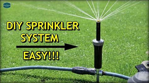 DIY ABOVE GROUND Sprinkler System (2020 UPDATE!) - YouTube | Above ...