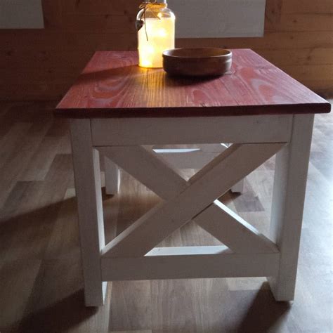 Rustic farmhouse coffee table : r/woodworking