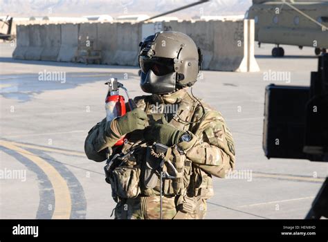 Spc. Seth Gransbury, a UH-60 Black Hawk helicopter crew chief with 10th ...