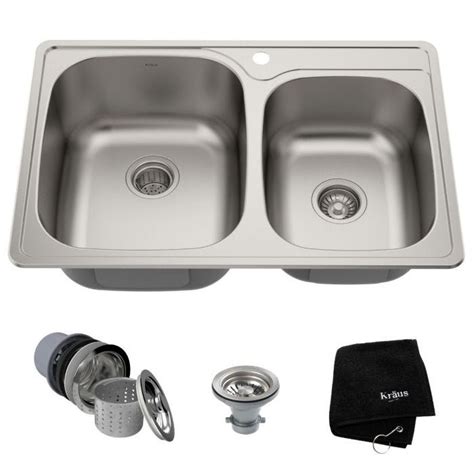 Double Stainless Kitchen Sink – Things In The Kitchen