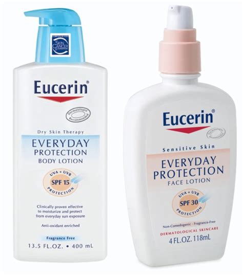 Eucerin Face & Body Sunscreen Review and Giveaway! - From Head To Toe