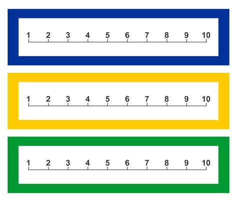 Printable Number Line 1 10