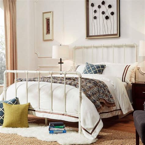 Home Styles Newport White Queen Bed Frame-5515-500 - The Home Depot