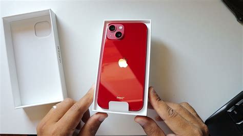 Unboxing Apple iPHONE 13 128gb PRODUCT RED - YouTube