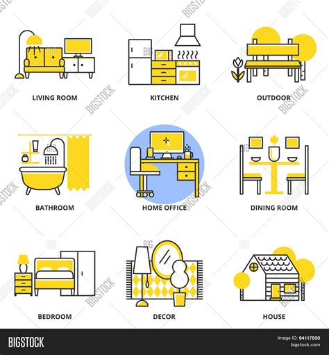 Furniture Vector Vector & Photo (Free Trial) | Bigstock