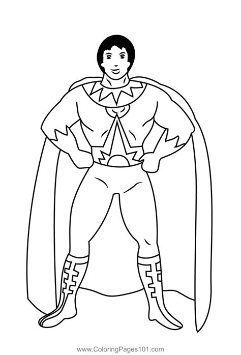 El Dorado Coloring Page for Kids - Free Super Friends Printable ...