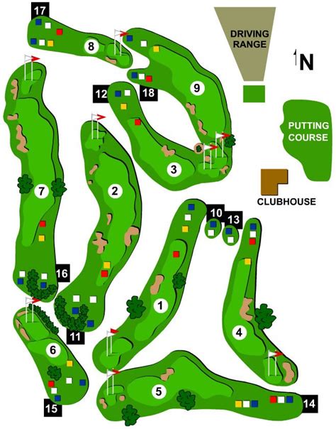 Course Layout – River Ridge Golf Club