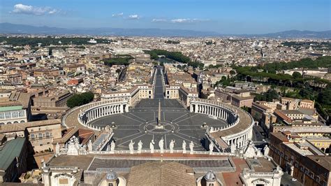 Aerial View of St. Peters Square, Vatican City, Rome, Italy · Free ...