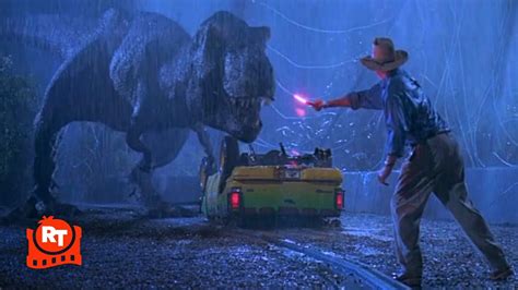 Jurassic Park (1993) - Tyrannosaurus Rex Attack Scene | Movieclips | Nestia