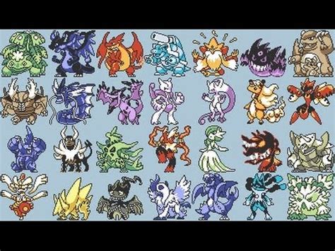 Pokemon insurgence mega evolutions