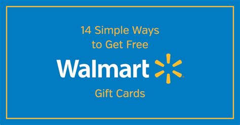 14 Simple Ways to Get Free Walmart Gift Cards - Vital Dollar