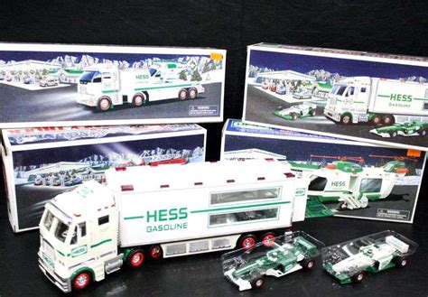 Vintage Hess Trucks, Cars and Helicopter Models Collection - Bunting ...