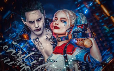 Download Margot Robbie Jared Leto Harley Quinn Joker Movie Suicide ...