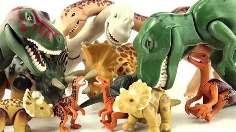 Playmobil dinosaur comparison - Old V New dinosaurs - Tyrannosaurus ...