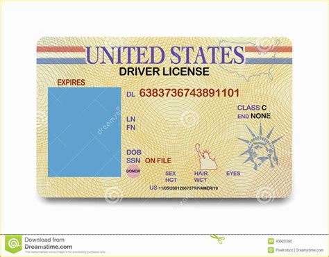 State Id Templates Download Free Of 8 Blank Drivers License Template ...