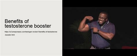 benefits of testosterone booster