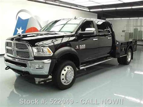 Dodge Ram 5500 LARAMIE 4X4 DIESEL FLATBED NAV (2015) : Commercial Pickups