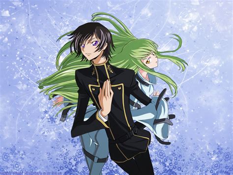 Wallpaper : illustration, anime, space, Code Geass, boy, girl, look ...