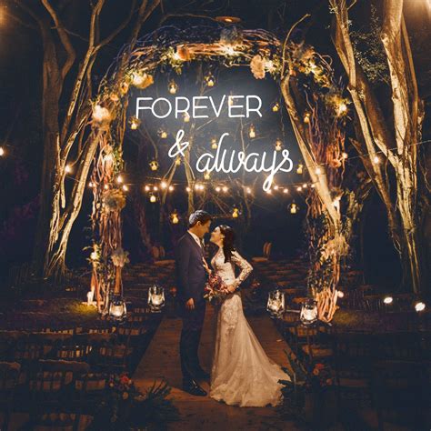 Forver & always neon sign, free to customize to any font and color you ...