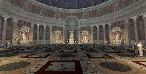 Virtual Roman Pantheon in Blue Mars / CryEngine | IDIA Lab