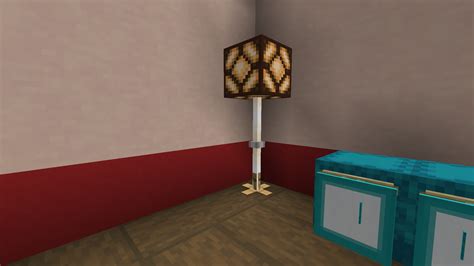 Floor Lamp with Stand - Minecraft Furniture