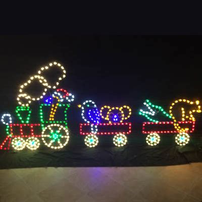 Animated Aussie Christmas Train - Christmas Creations Light Designs ...