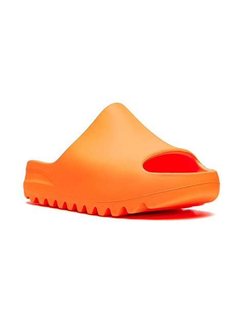 Yeezy Slides Enflame Orange | ModeSens