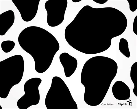 Cow print svg, Seamless cow pattern | svg, png, eps, dxf, pdf | ClipInk